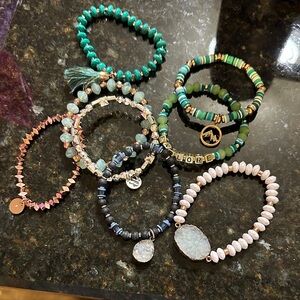 Bomb Party mix  Bracelets  8 total